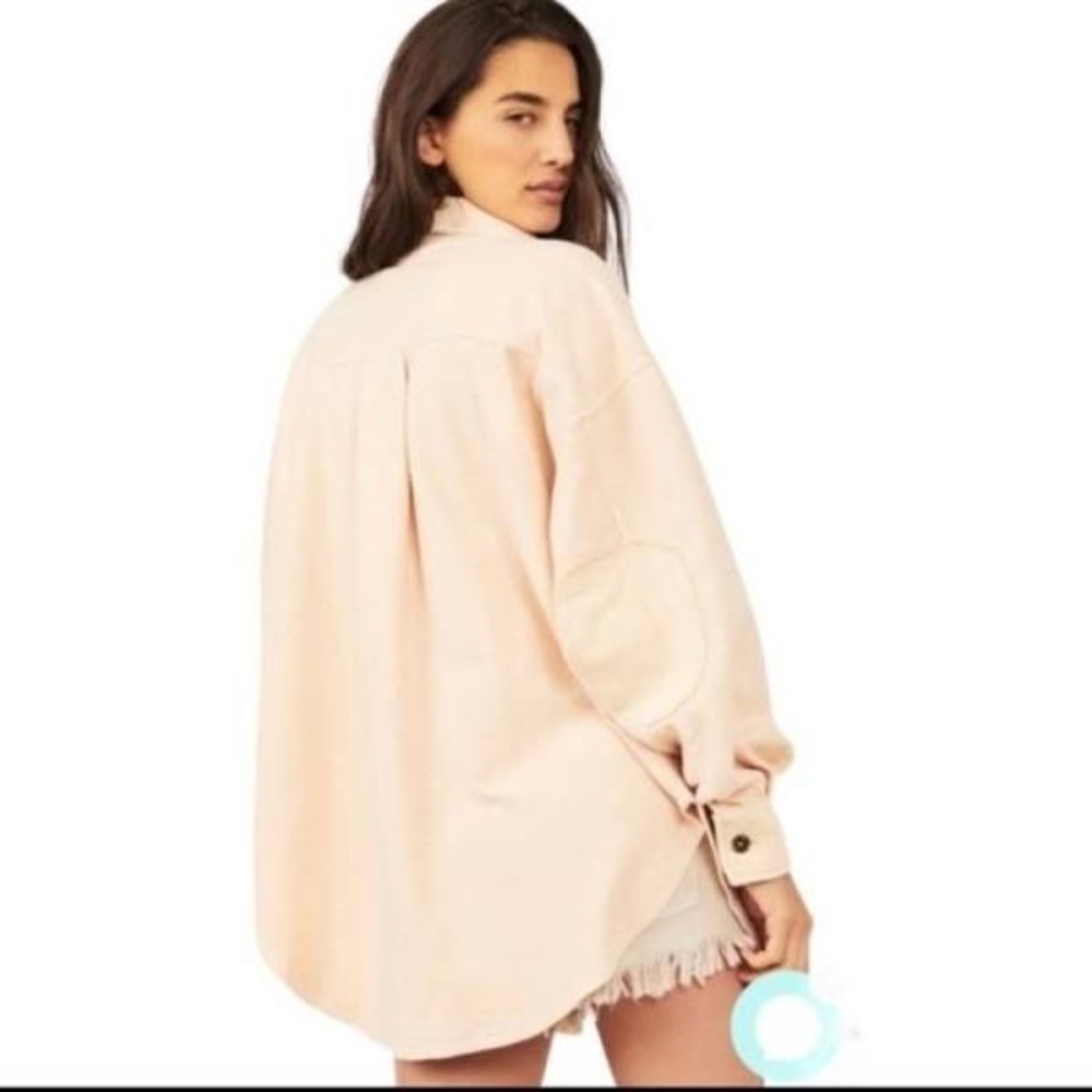 Free People  Ruby Jacket Champagne Dreams Shacket - Picture 3 of 12
